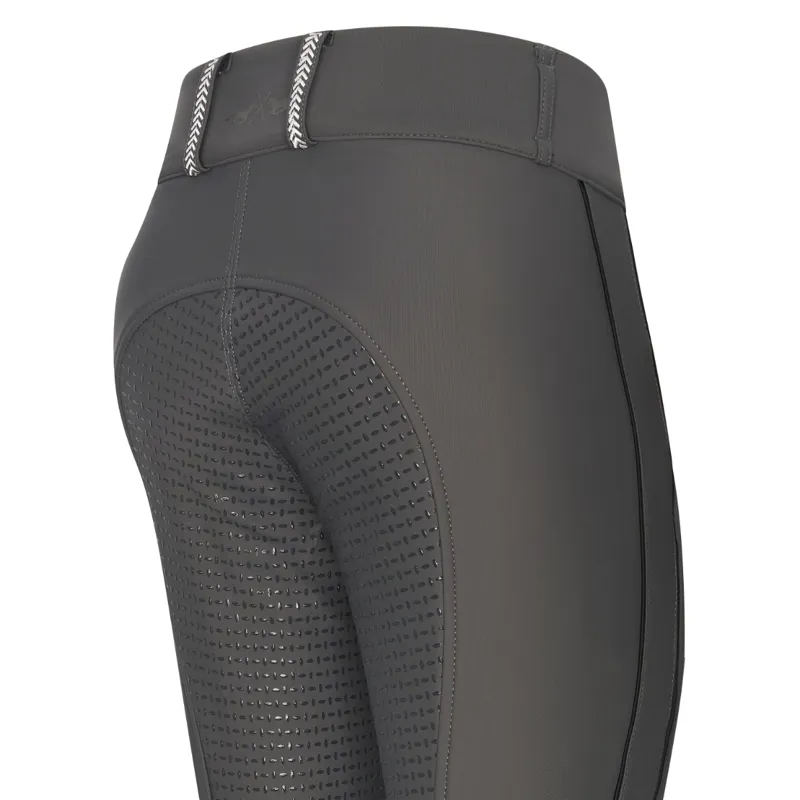 HV Polo Isabell Full Grip Riding Tights in Grey-1